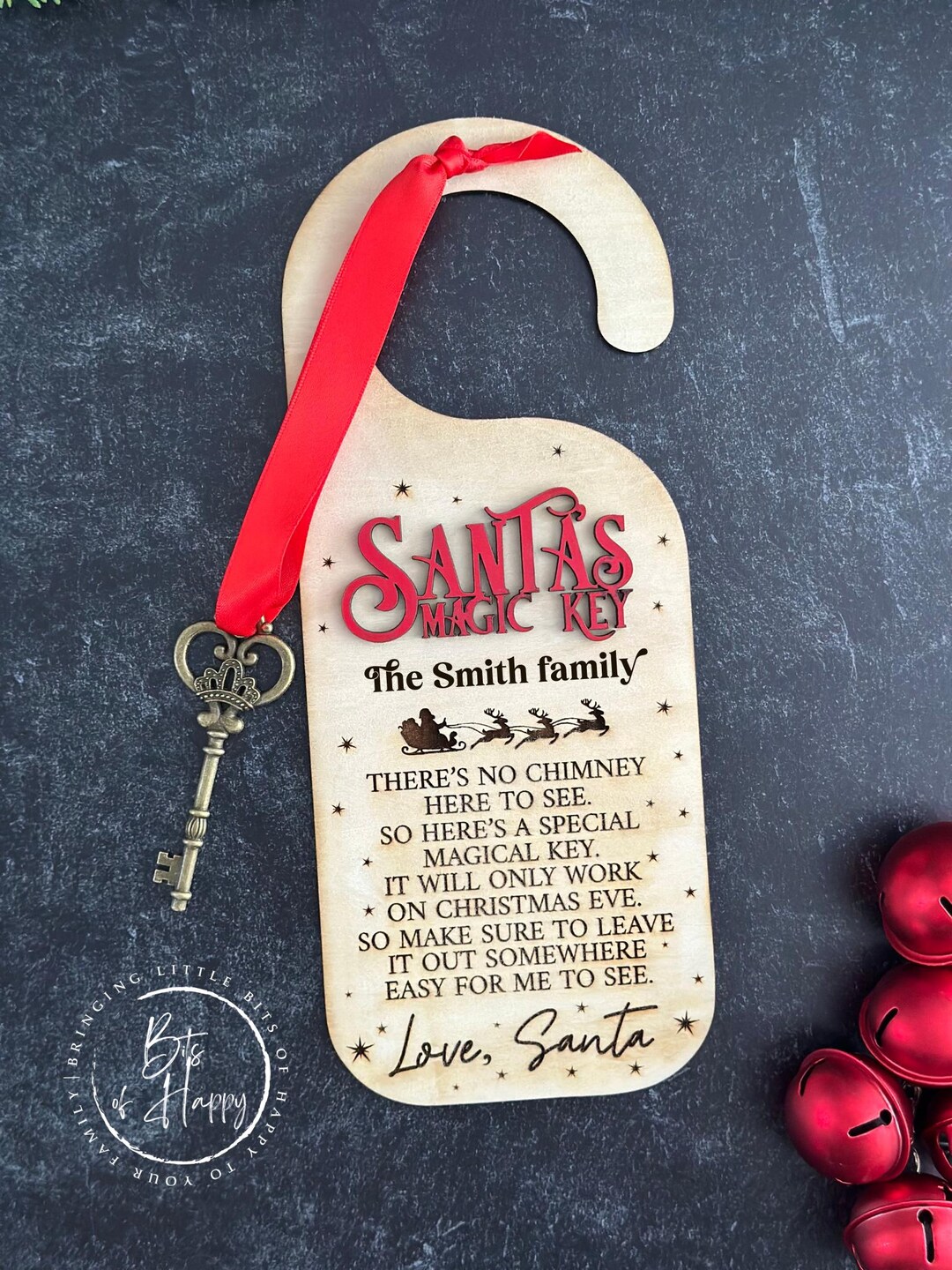Santa’s Magic Key Door Hanger – Christmas Eve Tradition, No Chimney ...