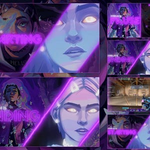 Kick, Twitch overlays | Valorant Stream Pack - Clove Animated  | Clove | MP4 and PNG Format HD Quality | stream overlay,twitch,overlay,game