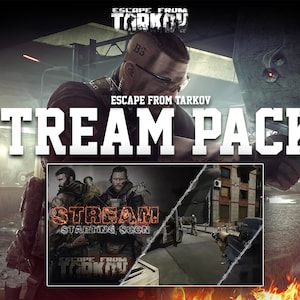 Escape From Tarkov Stream Overlay Package  |  Webcam | Screens | Panels | Offline | Hud / Streamer / Streaming  / Twitch Overlay
