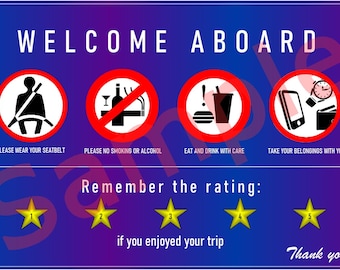 Car Interior Rideshare Sign for Uber, Ola, Didi, Lyft