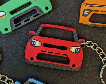 Kia Soul Custom Keychain 3 Versions Double Sided 15 Colors 3D Printed