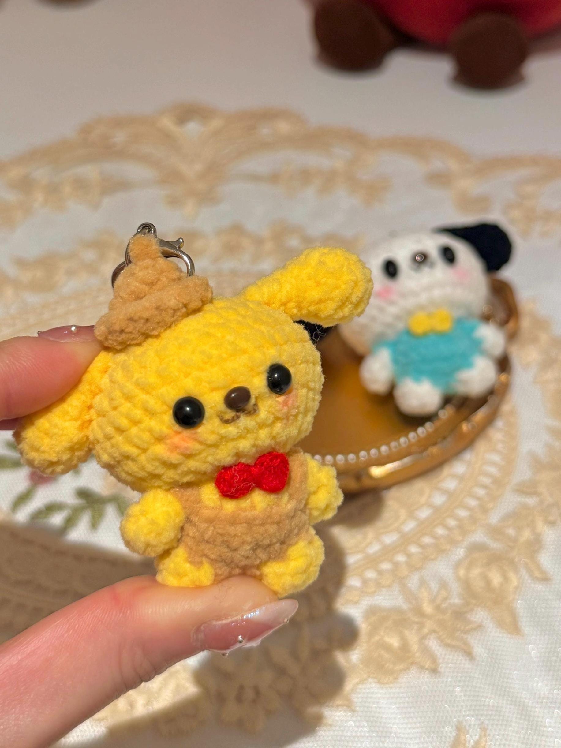 ポムポムプリンのかぎ針編み - Etsy 日本