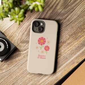 Christian Phone Case, Bible Verse Phone Cover, Faith Floral Aesthetic Phone Case for iPhone 16 15 14 13 12 11 X XR XS 8 Plus Pro Max Mini
