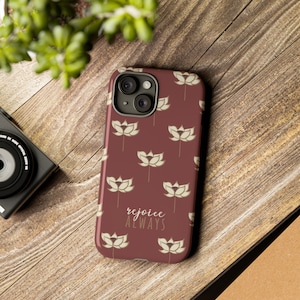 Christian Phone Case, Bible Verse Affirmation Phone Cover, Faith Based Phone Case for iPhone 16 15 14 13 12 11 X XR XS 8 Plus Pro Max Mini