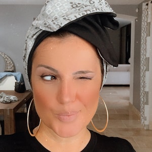 Flexible turban, adjustable thanks to its aluminum system
