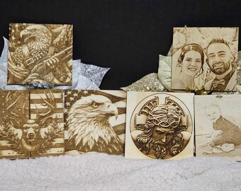 Engraved Photo 3D Artwork, Personalized Photograph on Wood, Gifts for Him, Gifts for Her, Customized, Keepsake, Every Occasion, Ornament