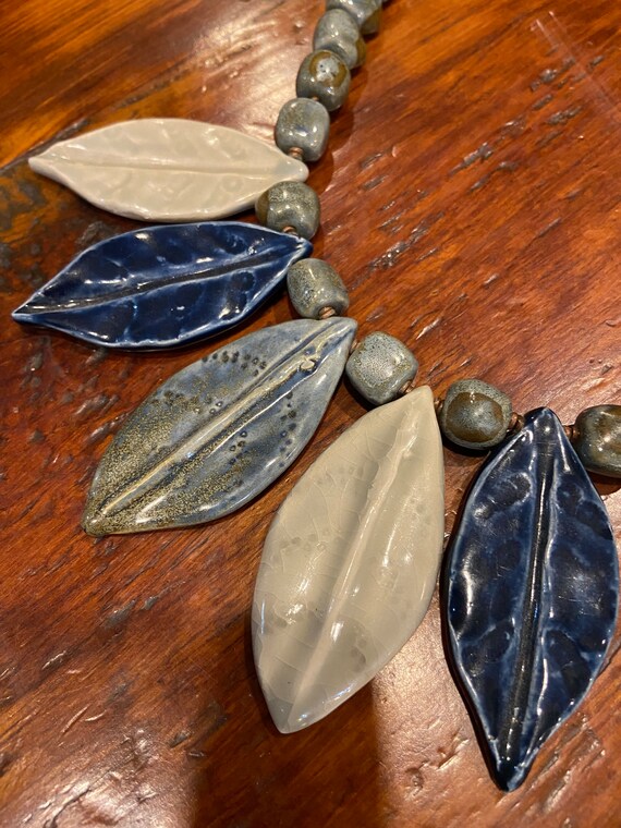 Artisan Made Ceramic Necklace View 3