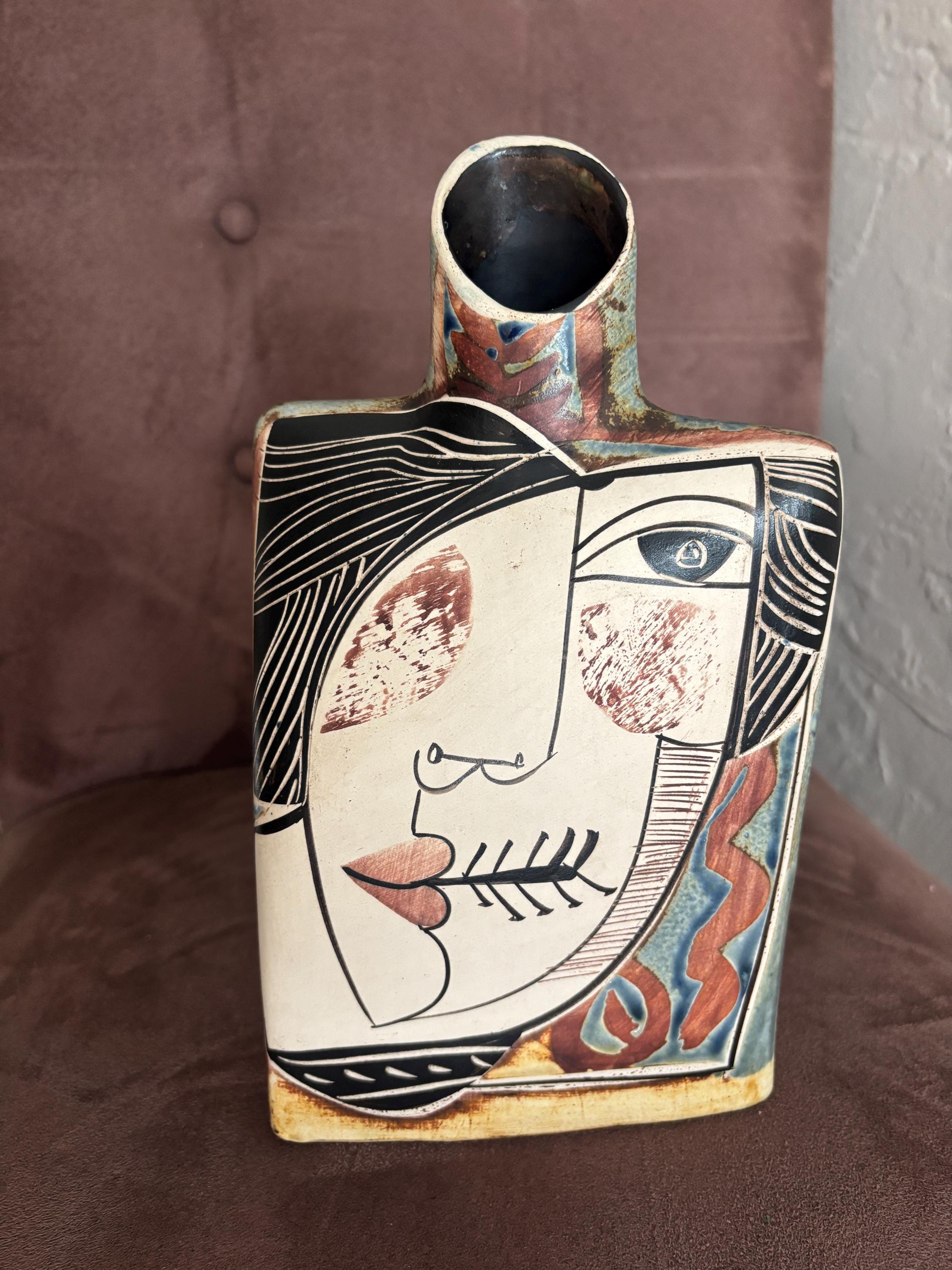 スペイン　alfajar.　飾り壺 スペイン alfajar. 飾り壺