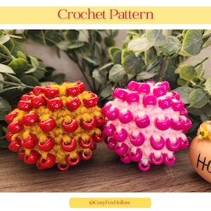 Beaded Stress Ball Crochet Pattern, No-Sew Fidget Toy, DIY Sensory, Quick Project, Market Prep (Digital Download)