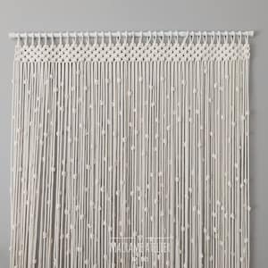 Customizable size macrame curtain, handmade curtain, boho wall, room divider