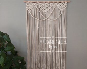 Handmade Macrame Curtain, Boho Room Divider, Customizable, Wedding Decor, Backdrop