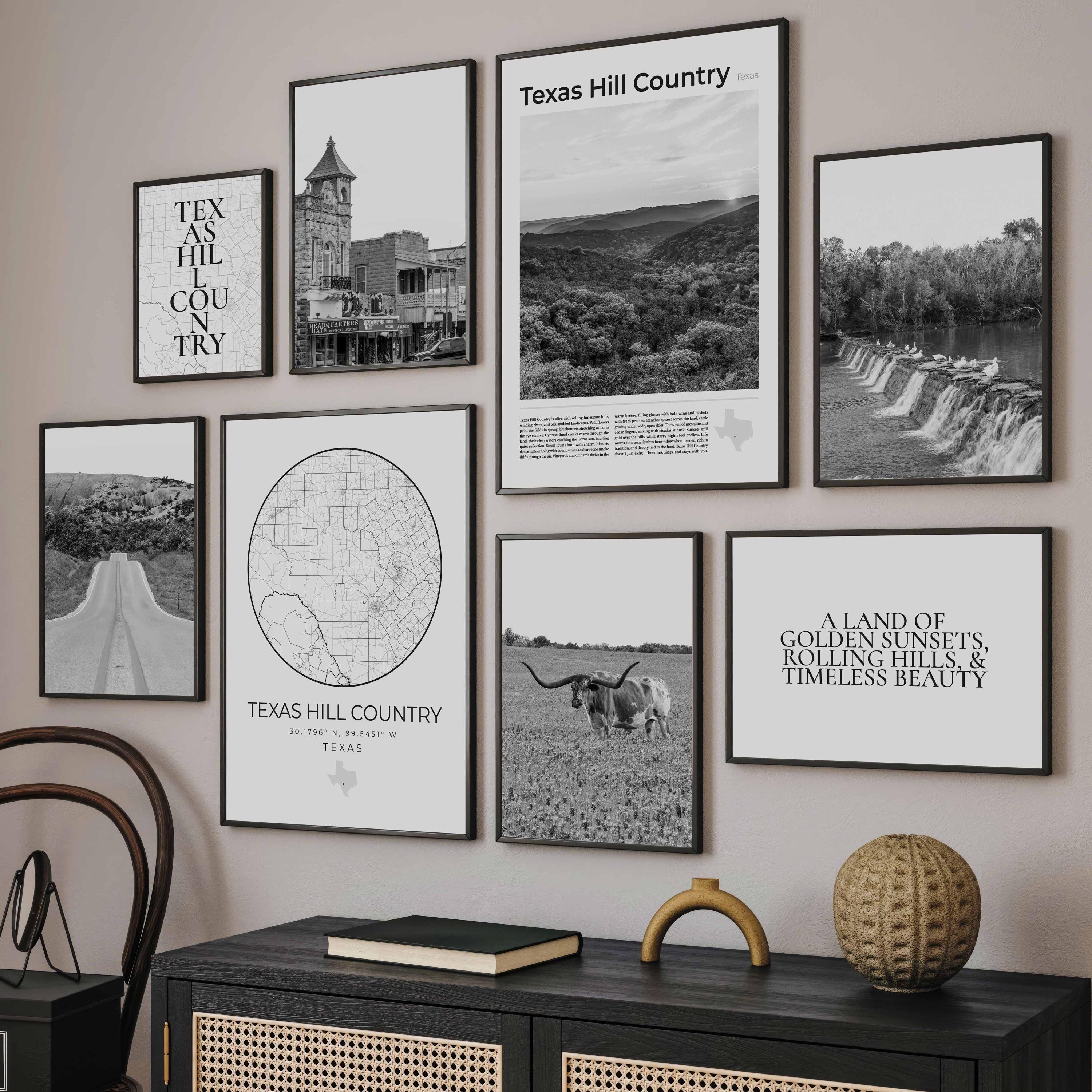 Rock hill map art México