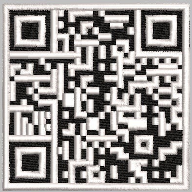 Rick Roll funny prank Video link readable QR Code 3x3 pattern white blue  Poster for Sale by rednumberone