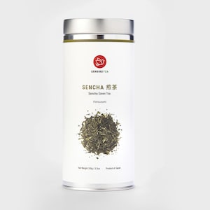 Senbird Sencha Hatsuzumi - Japanese Green Tea - From Shizuoka, Japan - Loose Leaf Tea In Airtight Tin (3.5oz/100g)