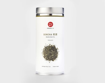 Senbird Sencha Hatsuzumi - Japanse groene thee - uit Shizuoka, Japan - losse thee in luchtdicht blik (3,5 oz/100 g)