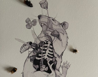 Ratón muerto dibujo - Etsy España Ratón muerto dibujo - Etsy España
