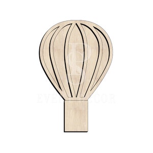 Hot Air Balloon Prop DIY Template, 3.5ft Template Digital Download/Instant Download