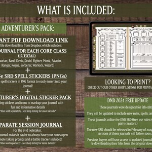 DND Digital Journal Fillable PDF, Character Sheet, 5e, Goodnotes ...