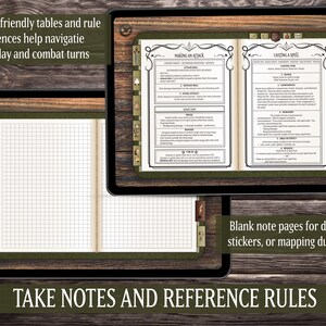 DND Digital Journal Fillable PDF, Character Sheet, 5e 2024, Goodnotes ...