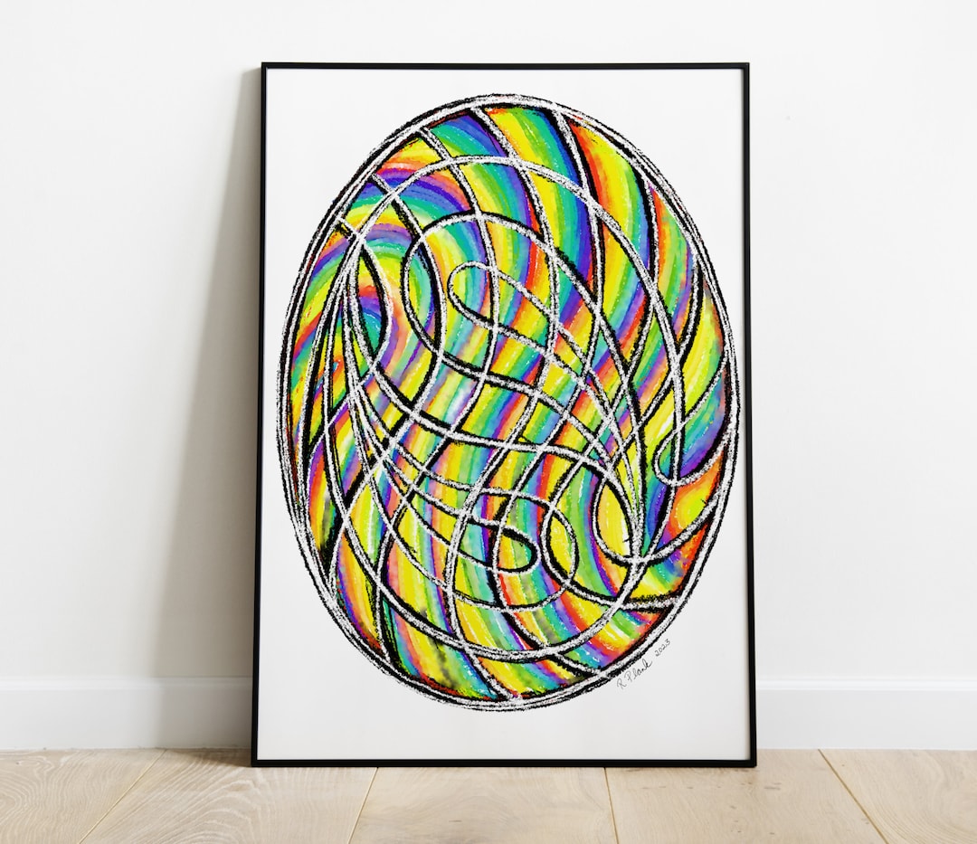 Rainbow Quantum Egg Etsy