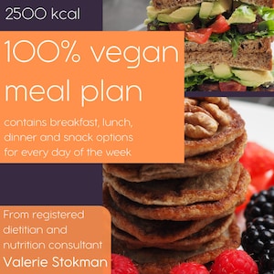 Plan posiłków wegańskich 2500 kcal 95 g białka