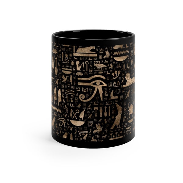 Egypt Mug Hieroglyph  11oz