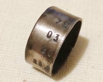 Silver mens ring engravable, Engraved women ring, Custom engraved ring, Handmade silver ring for women, Engraved silver ring