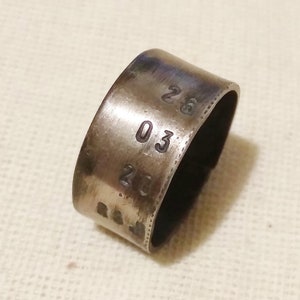 Anel masculino de prata gravável, anel feminino gravado, anel gravado personalizado, anel de prata feito à mão para mulheres, anel de prata gravado