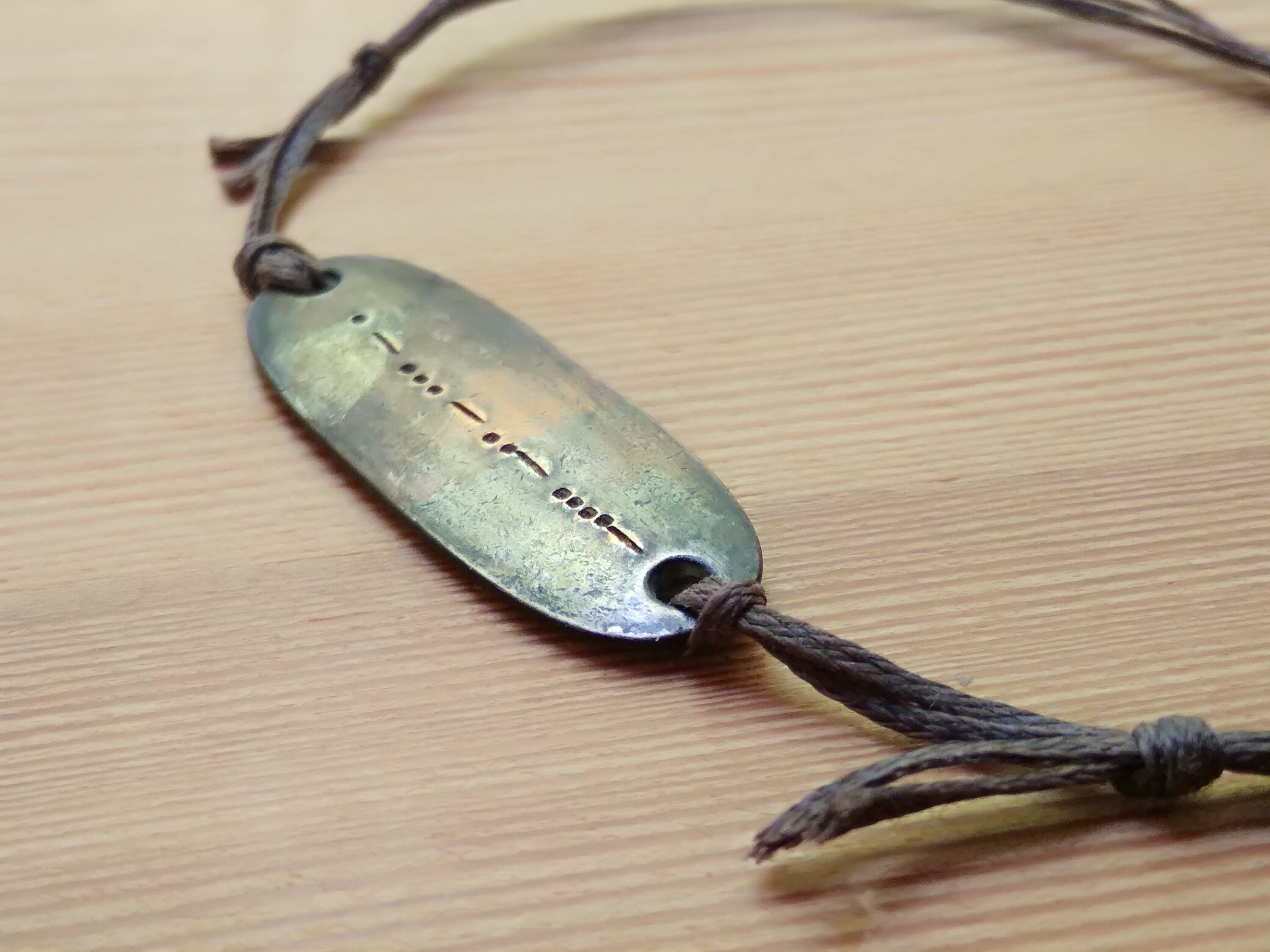Adjustable String Bracelet, Id Bracelet Women, Engraved Id Bracelet ...