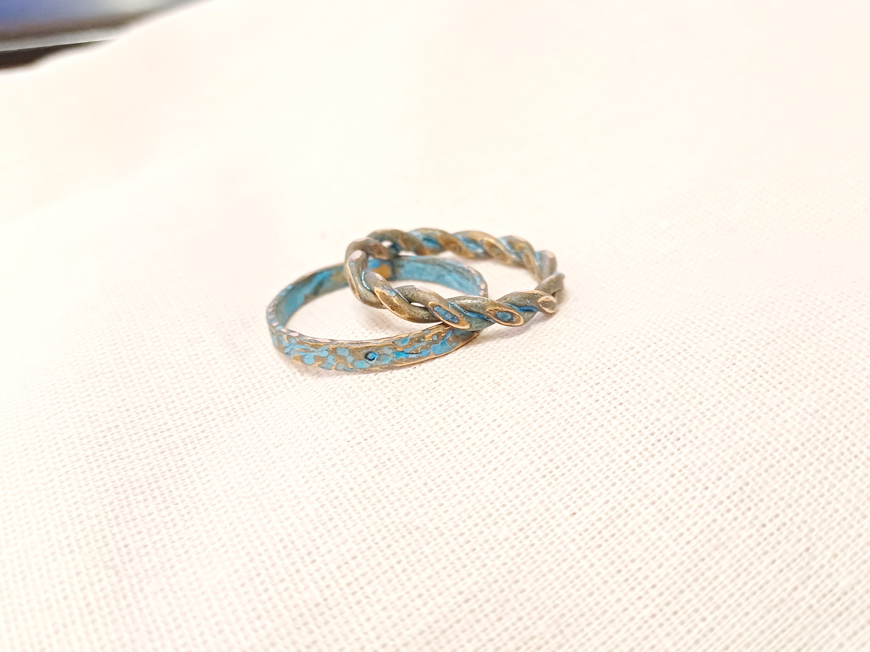 Matching Celtic Rings, Couple Ring Set, Blacksmith Rings for Two ...