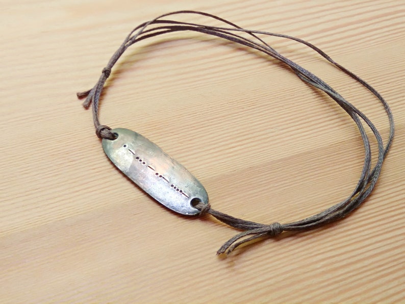 Adjustable String Bracelet, Id Bracelet Women, Engraved Id Bracelet ...
