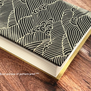 Notebook A5/B6 personalizzato n. 110- Chiyogami giapponese - Diario fatto a mano su ordinazione - Rilegatura a punto copto/Rilegatura giapponese/cinese