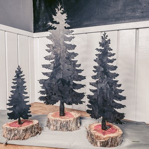 Rustic Evergreen Tree