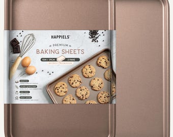 Nonstick Baking Sheet Set of – 10x15 Inch Non-toxic Cookie
