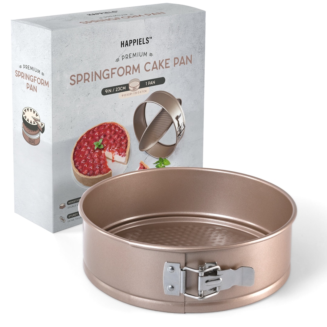 9 Inch Springform Pan, Nonstick Bundt Pan, Heavy Duty Cheesecake