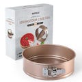 HAPPIELS Non Toxic Nonstick Round Springform Cake Pan | Cheesecake Leak Proof Baking Pans - Available in 8 , 9 , and 10 inches