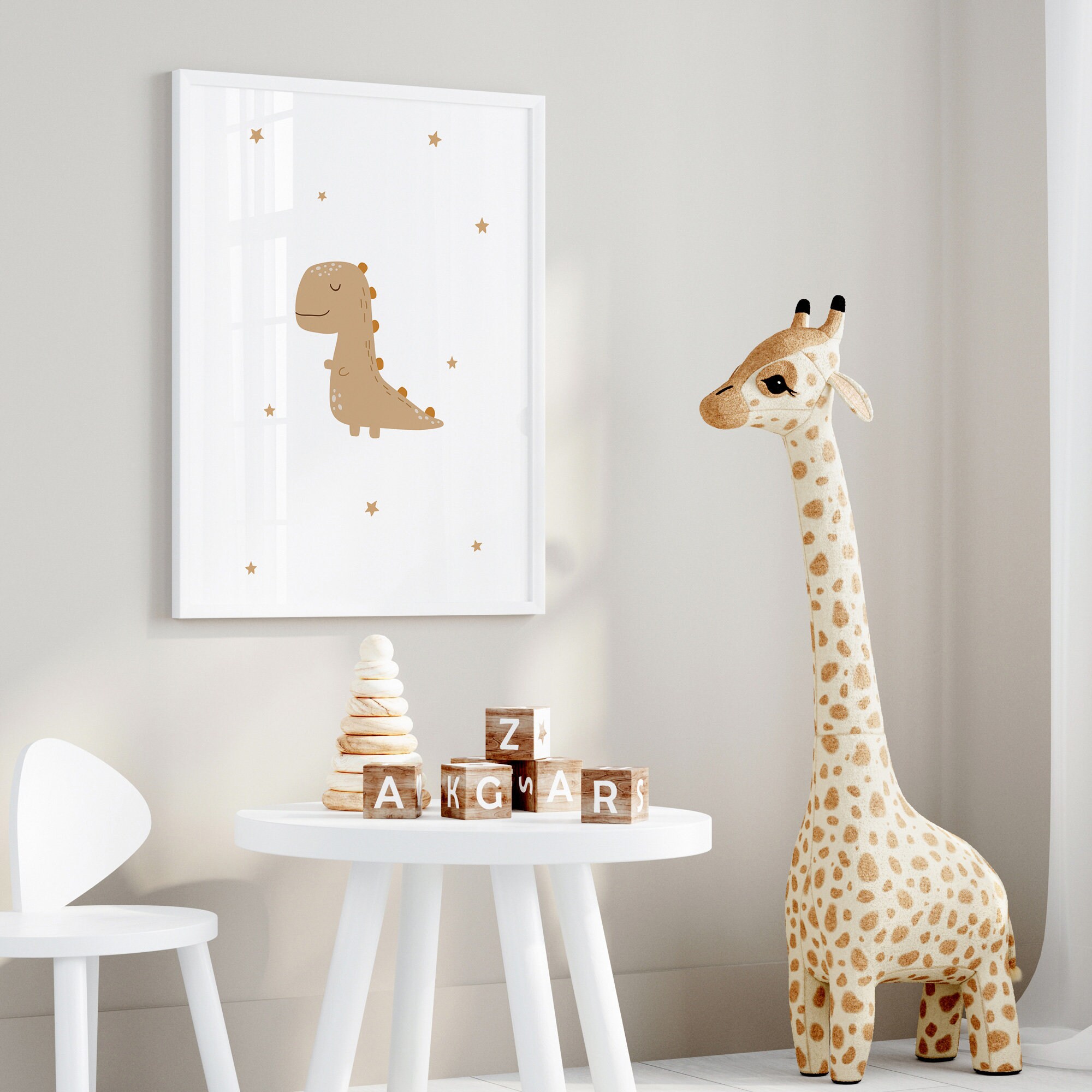 Tyrannosaurus Rex Dinosaur Nursery Print Baby Room Wall - Etsy