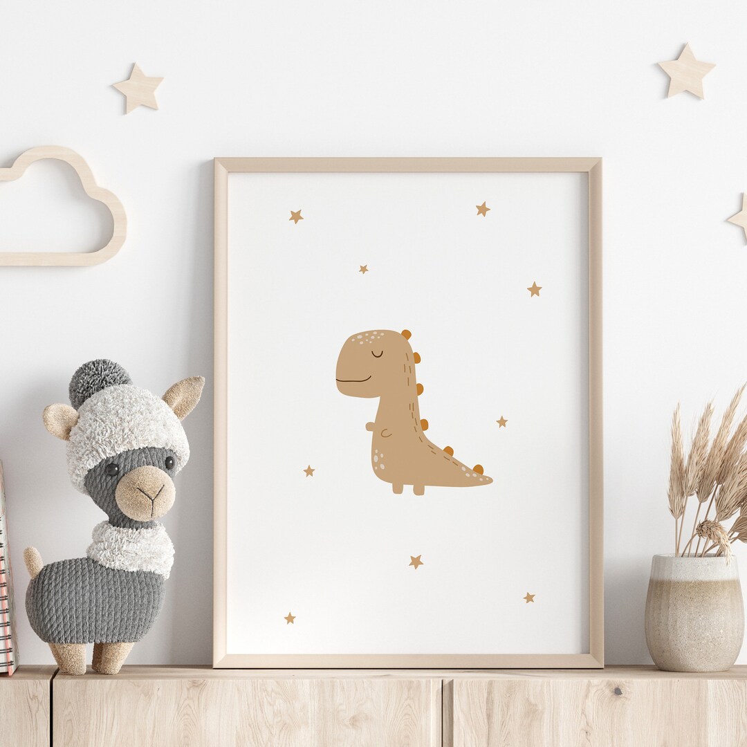 Tyrannosaurus Rex Dinosaur Nursery Print Baby Room Wall - Etsy