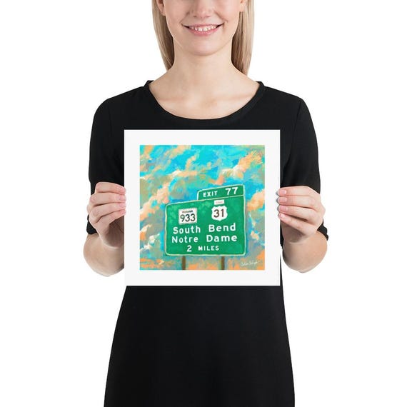 exit 77 tobacco outlet Exit 77 Print 10x10