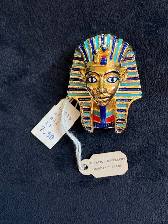 Sphinx Exquisite King Tut Egyptian Brooch