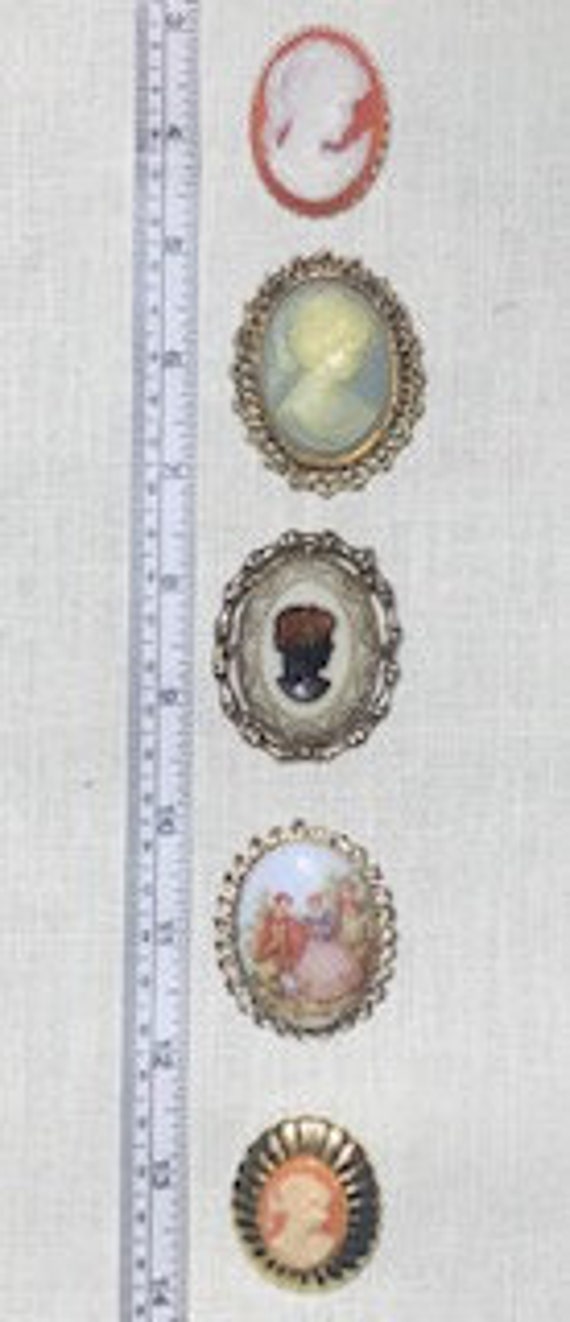 Vintage Brooch Lot, Timeless Cameo's and Victorian