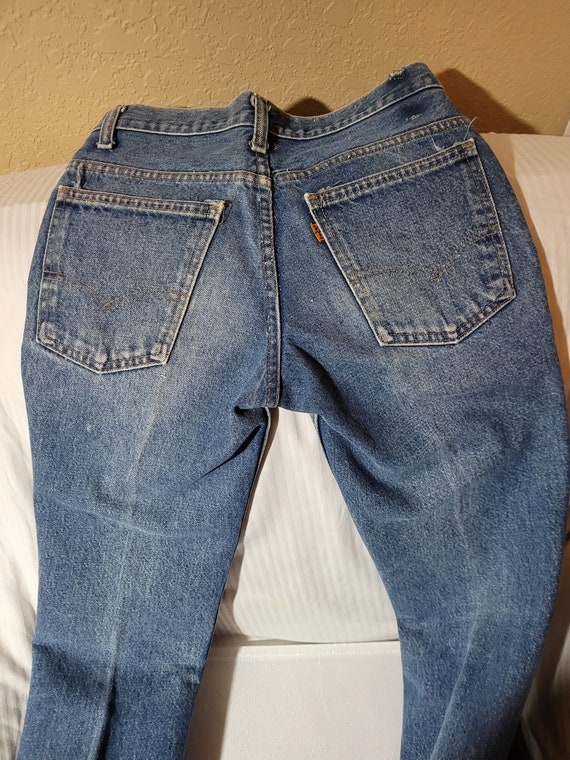1960's Levi dark denim jeans Gem
