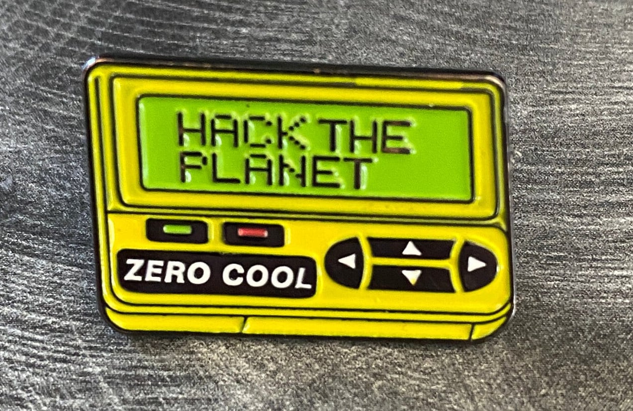 HACK THE PLANET 3D Hackers Movie Poster with Glasses -  Portugal