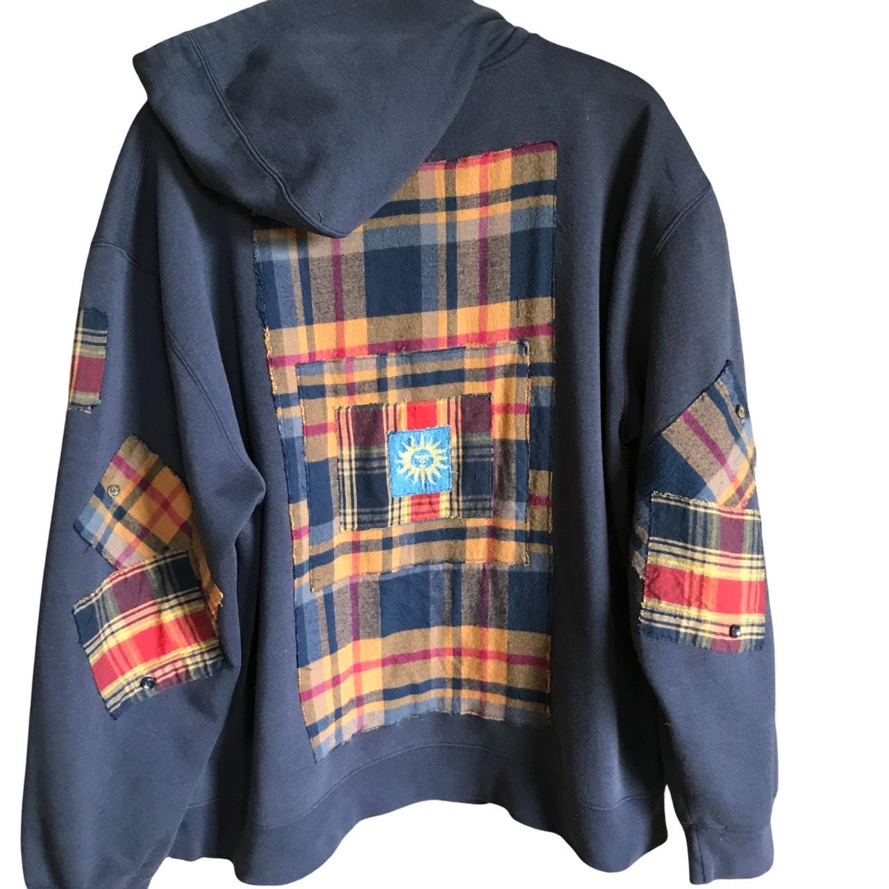 Hoodie Patchwork Hippie