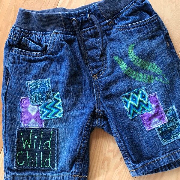 Girls Chevron Pants Etsy