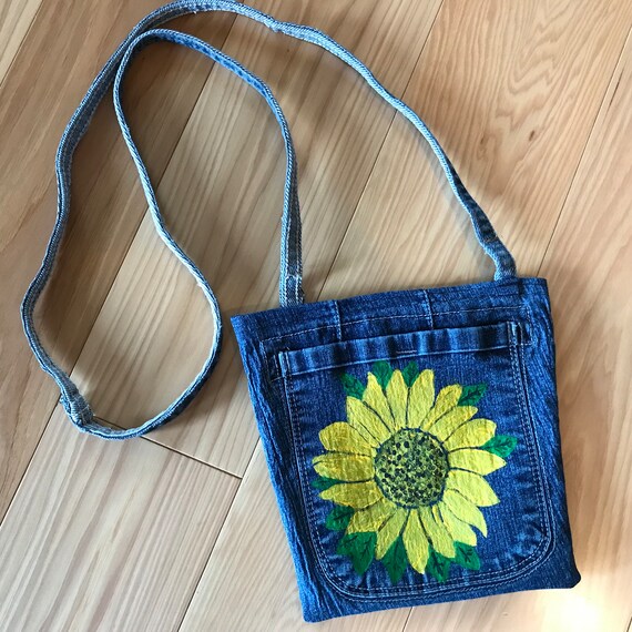 Blue jean crossbody purse online