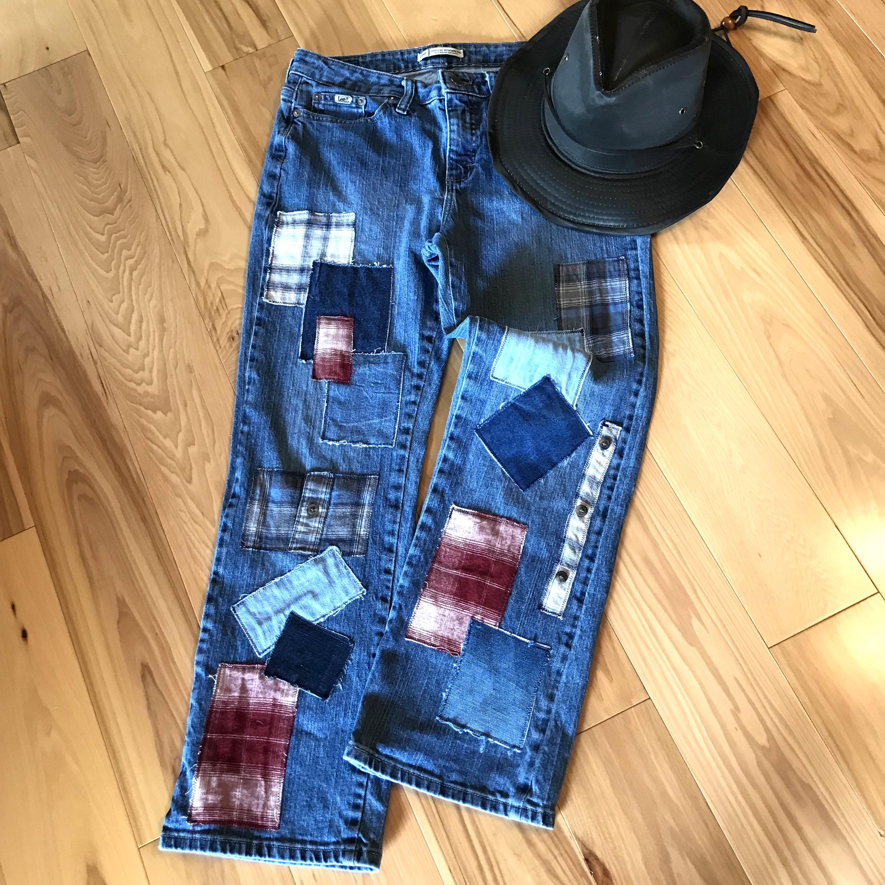 デニム・ジーパン ChloAC Patchwork Jeans Chloé Flared Patchwork Jeans In Denim | Chloé HK