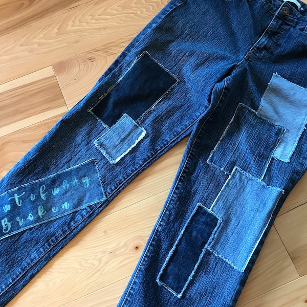 Broken in Jeans - Etsy