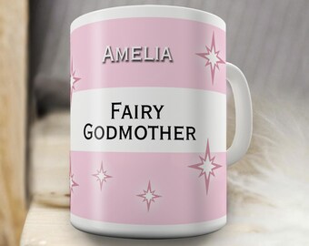 Taza de regalo personalizada de Hada Madrina: ¿Puedes hacer magia?