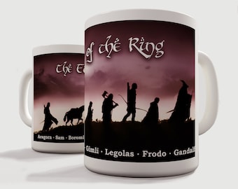 Fellowship of the Ring Gift Mug - The journey begins, inspired by Lord of the Rings